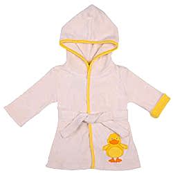 OrganicKid Organik Bornoz  Ekru  Ördek  3 Yaş 