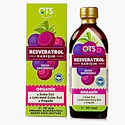 OTS Organik Propolisli Çekirdekli Üzüm Özü  Resveratrol  180ml