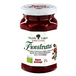Fiordifrutta Organik Çilek ve Yaban Çilekleri Püresi  1 5kg Meyveden  250g