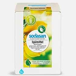 SODASAN Organik Elde Bulaşık Yıkama Sıvısı  Limonlu  5L