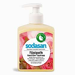 SODASAN Organik Sıvı Sabun  Gül & Zeytinyağı  300ml
