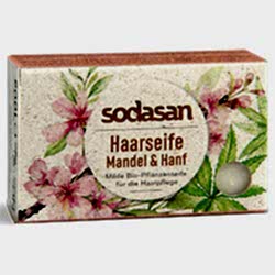 SODASAN Organik Saç Sabunu  Badem & Kenevir  100g