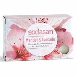SODASAN Organik Sabun  Badem & Avokado  100g