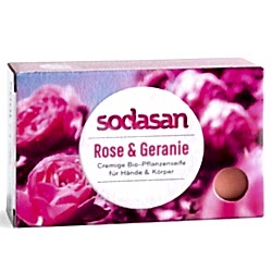 SODASAN Organik Sabun  Gül & Itır  100g