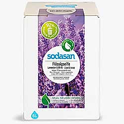 SODASAN Organik Sıvı Sabun  Lavanta-Zeytin Özlü  5L