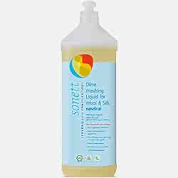 Sonett Organik Yünlü ve İpekliler İçin Zeytinli Yıkama Sıvısı  Hassas Kokusuz Sensitive  1L