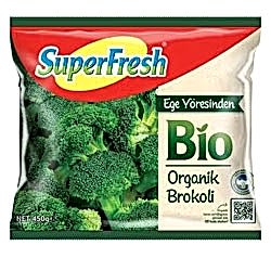 Superfresh Organik Dondurulmuş Brokoli 450g