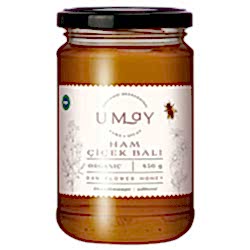 Umay Organik Ham Çiçek Balı  Filtre Edilmemiş  850g