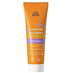 Urtekram Organik Çocuk Diş Macunu  Tatlı Rezeneli  Florürsüz  75ml