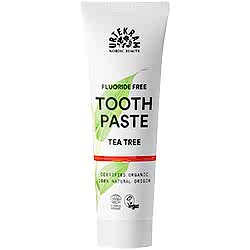 Urtekram Organik Diş Macunu  Çay Ağacı Özlü  Florürsüz  75ml