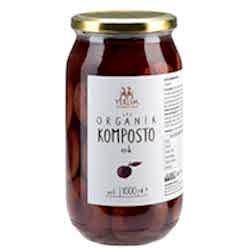 Yerlim Organik Erik Kompostosu 1000ml  Cam Kavanoz 