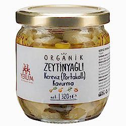 Yerlim Organik Zeytinyağlı Portakallı Kereviz Kavurma 320g