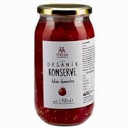 Yerlim Organik Dilim Domates Konservesi 900g