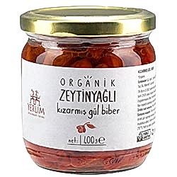 Yerlim Organik Zeytinyağlı Kızarmış Gül Biber 400g