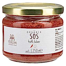 Yerlim Organik Kırmızı Biber Sos 250g
