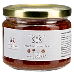 Yerlim Organik Mantarlı Domates Sos 250g