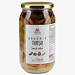 Yerlim Organik Karışık Sebze Turşusu 950g