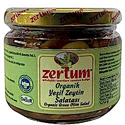 Zertum Organik Yeşil Zeytin Salatası 290g