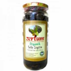Zertum Organik Sele Siyah Zeytin 400g